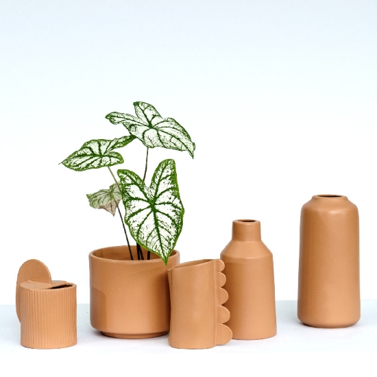 Picture of Sam - Coral Ceramic Vessel 28cmH
