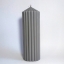 Picture of Ribbed Pillar - Soy Candle 21cm 