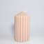 Picture of Ribbed Pillar -Soy Candle 14cm